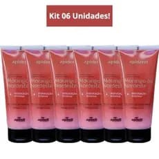 Kit 6 Unidades Loção Hidratante Corporal MORANGO DO NORDESTE 190g APINIL