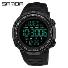 Sanda Moda Militar Relógios Homens 50 M À Prova D 'Água Mens Sports Relógios Led Relógios De Pulso Eletrônico 6014Sanda Moda Militar Relógios Homens 50 M À Prova D 'Água Mens Sports Relógios Led Relógios De Pulso Eletrônico 6014