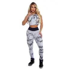 Conjunto Para Academia Hard Fitness Tamanho Único Do P Ao G