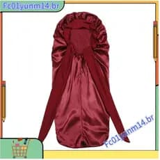 Gorro Feminino Chapéu De Dormir Cauda Longa Trança Cabelo Noite Touca Cabeça Toucas De Banho Para Sauna Fácil De Usar Vi
