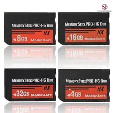 Cartão Flash MS Pro Duo HX Memory Stick Para Câmera Sony PSP Cybershot zctz4d8bet.br