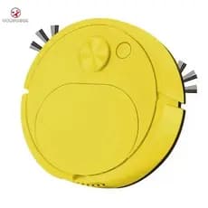 Aspiradores De Pó Automáticos Com Carregamento USB Mini Máquina De Limpeza Smart Varrendo Esfregar Robô Amarelo zctz4d8b