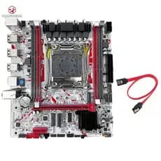 X99 Placa-Mãe X99G757 Para Jogos De Mesa LGA 2011-3 DDR3 HM55 Chip Suporte E5 2666/2673/2676/2678/2696 V3 CPU zctz4d8bet