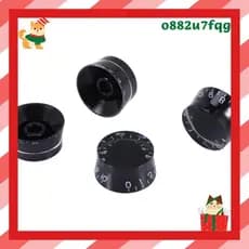 4 Pçs Guitarra Elétrica Topo Chapéu Botões Velocidade Volume Tom Controle Compatível Para LP Estilo o882u7fqg.br