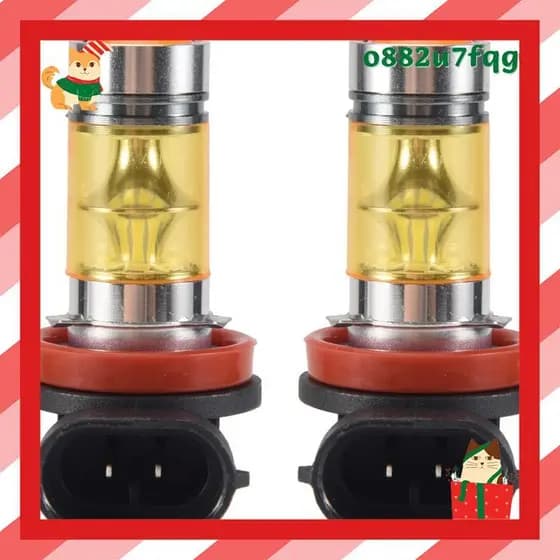 2 X Luzes Led De Alta Potência 100W H8 H11 Luz De Nevoeiro Amarela 2828 20Led Farol Lâmpada o882u7fqg.br