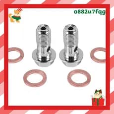 2 Parafusos Banjo De Freio De Aço Carbono Para Motocicleta M10 X 1.0mm Cilindro Mestre De Pinça o882u7fqg.br