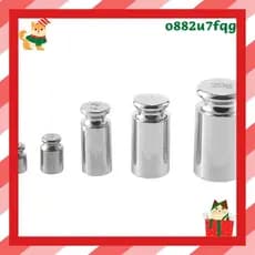Peso 1g 2g 5g 10g 20g Cromado Calibração Grama Escala Conjunto De Para Balança Digital Equilíbrio Branco Prateado o882u7