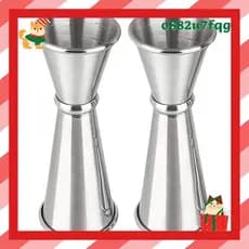 2 Peças Jigger Para Bartender , Coquetel 2 Onças 1 Onça , Acessórios De Bar , Copo Medidor De , Prata o882u7fqg.br
