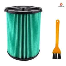 Filtro De Substituição HEPA Para Aspirador De Pó Ridgid VF6000 , Peças Sobressalentes , Acessórios , Ar De Alta Eficiência Com Escova De 1 Peça kgabbe678g.br