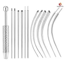 Ferramenta De Captura De Bola De Piercing 14g 16g 18g 20g Taper Aço Troca Brinco/Nose Stud/Sobrancelha kgabbe678g.br