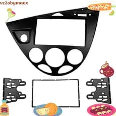 2 Din Rádio Fasica Para Focus/Fiesta Painel Estéreo Kit De Guarnição De Moldura Facial LHD Reequipamento Instalação vc2o