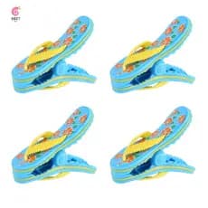 4 Pacotes De Toalhas De Praia Clipes Plásticos , Chinelos Bonitos Pegs Sunbed , De Tamanho Grande Para Férias , Piscina