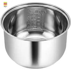 Panela Interna De Aço Inoxidável (Antiaderente) , Segura Para Máquina De Lavar Louça-De Arroz AROMA 4 Xícaras Não Cozida