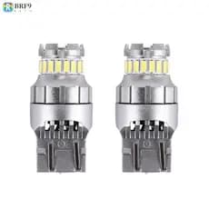 2 Pçs Carro T20 7440 W21W LED Canbus Luzes Reversas 7443 Lâmpada De Sinal De Freio Traseiro 6000K Super Brilhante