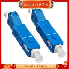 2 PCS Modo Único 9/125Um SC/UPC Macho Para LC Fêmea Híbrido Adaptador De Fibra Óptica Conector Medidor De Energia