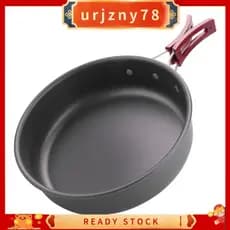 Frigideira De Acampamento Ao Ar Livre Portátil Antiaderente Cozinhar Piquenique Caminhadas Panelas Utensílio De Cozinha