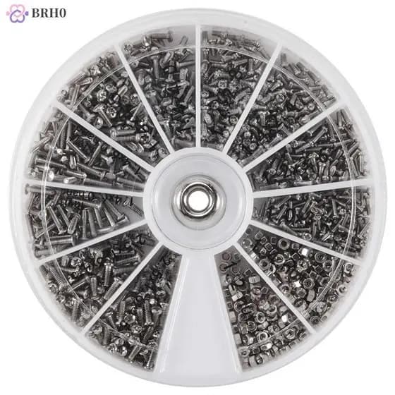 10000pcs Conjunto De Parafusos De Aço Inoxidável Sortimento Máquina Para Óculos De PC Celular