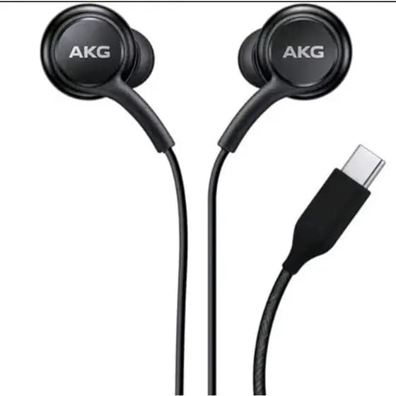Fone de Ouvido AKG Tipo C para Celulares com Conexão USB Tipo C