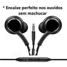 Fone de Ouvido com Microfone - Som Estéreo de Alta Qualidade