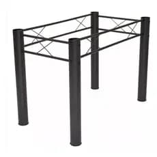 Base Para Mesa Jantar Cozinha Madeira Tampos Pedra 1,20