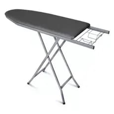 Tábua De Passar Roupa Mesa Passadeira Extra Forte Cinza Top