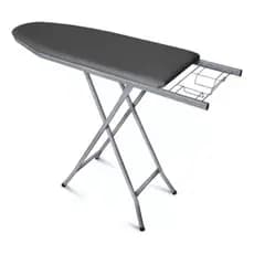 Tábua Para De Passar Roupa Mesa Passadeira Extra Forte Cinza