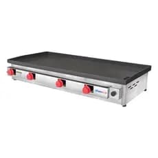 Chapeira Chapa Profissional Industrial Porção Lanche Pratic Metal 1000x500 Inox Gás GLP 4 Queimadores