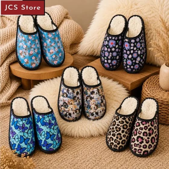 Chinelo de Inverno Feminino Adulto Peluciado Quentinho Antiderrapante Confortável Macio Casa