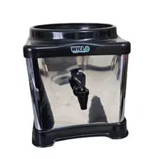 SUPORTE PARA GALÃO 10 OU 20L - INOX COM CUBA DE BARRO - WILL