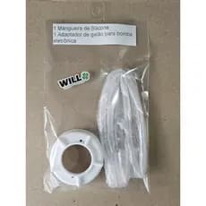 KIT MANGUEIRA PARA BOMBA ELETRONICA E LUVA ADAPTADOR PARA GALÃO