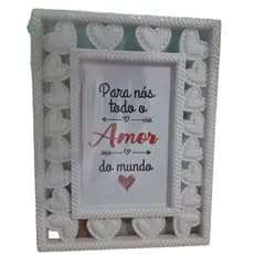 Porta retrato coração, dia dos namorados,porta retrato em plastico