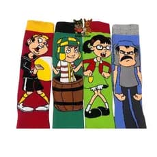Meia do Chaves e sua turma | KiKo e Chiquinha Seu Madruga | TAM 33- 43 ADULTO INFANTIL 24-33 Moda Tendencia socks