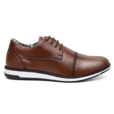 Sapato Oxford Marrom Masculino Ref 230 - Envio Imediato