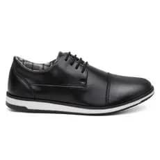 Sapatenis Oxford Preto Masculino Ref 230 - Envio Imediato
