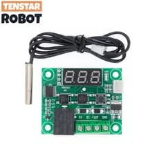 W1209 DC 12V Termostato Digital LED De Controle De Temperatura Termômetro Módulo De Chave Controladora + Sensor NTC