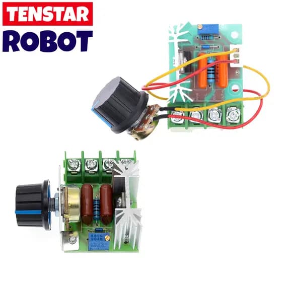 Módulo Regulador De Tensão AC 220V 2000W SCR Dimmer Controlador De Velocidade Do Motor Termostato Eletrônico