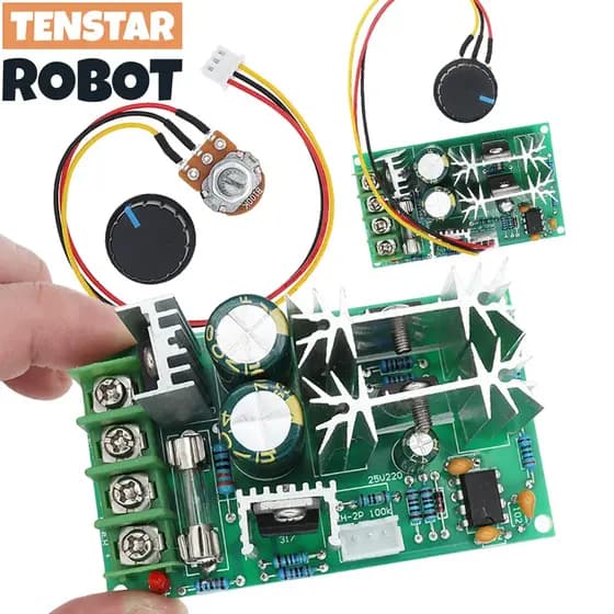 DC10-60V Regulador De Velocidade Do Motor 12V 24V PWM Interruptor 20A Módulo De Acionamento De Alta Potência