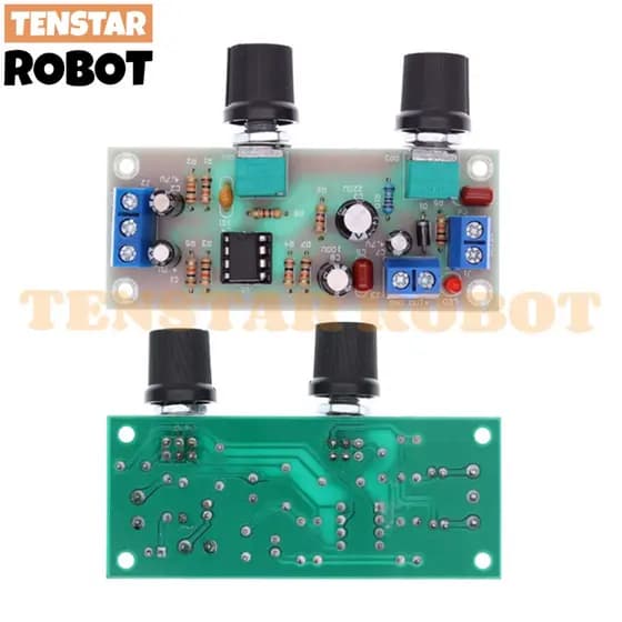 Placa Pré-Amplificadora De Subwoofer 10-24V Passagem Baixa De Energia Única Filtrante