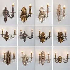 Art Deco Modern Iron Led Wall Light Quarto Abajur De Cabeceira Simples Corredor Lâmpada De Parede Criativo Escada Decora