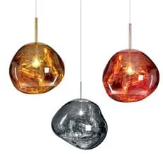 Lâmpada De Lava Abajur De Vidro Luminária Pendente De Teto Lustre Pendente Para Cozinha /Quarto/Sala