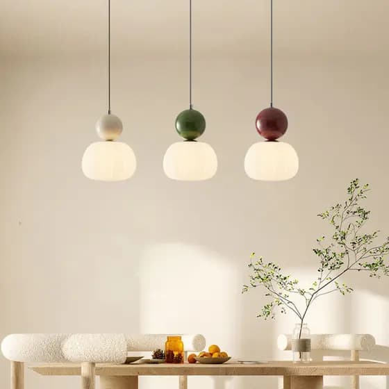 Para Sala De Estar Quarto Cozinha Café Retro Led Pendurado Lâmpada Moderna Restaurante Decorativo Lustre Nordic Criativo