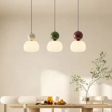 Para Sala De Estar Quarto Cozinha Café Retro Led Pendurado Lâmpada Moderna Restaurante Decorativo Lustre Nordic Criativo