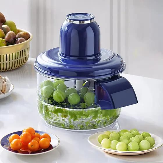 Descascador Elétrico Automático Bivolt 127/220V – Descascamento Rápido de Alho, Frutas e Legumes