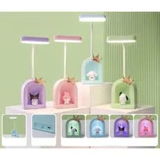 Luminária De Mesa Recarregável Usb Led Kuromi Abajur Infantil Luz Noturna Em Formato