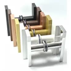 Puxador 1 Furo 10cm Barra Chata Para Porta de Vidro ou Box de Banheiro