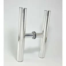 Puxador Tubular 1 furo 20cm Para Box ou Porta De Vidro