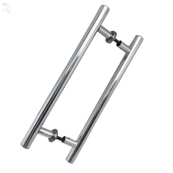 Puxador Tubular 80cm entre furos 60cm Para Porta De Madeira ou Vidro