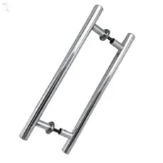 Puxador Tubular 80cm entre furos 60cm Para Porta De Madeira ou Vidro