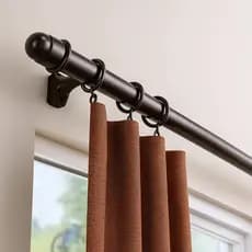Varão Bastão Porta Cortina com Kit de Instalação Simples 1 metro a 3 metros com 19mm Varias Cores