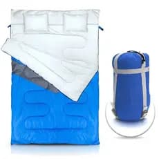 Saco de Dormir Camping Acampamento Kuple Casal Duplo NTK